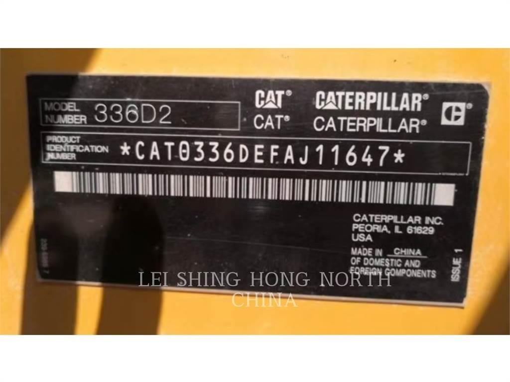 CAT 336D2 Kāpurķēžu ekskavatori