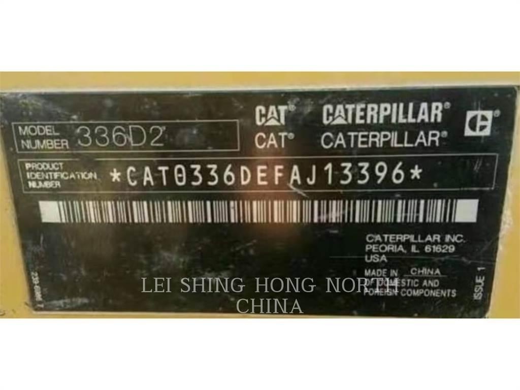 CAT 336D2 Kāpurķēžu ekskavatori