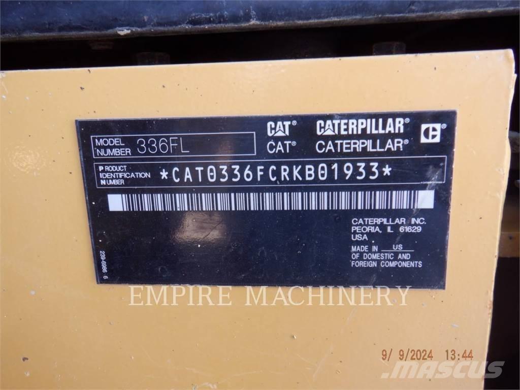 CAT 336FL Kāpurķēžu ekskavatori