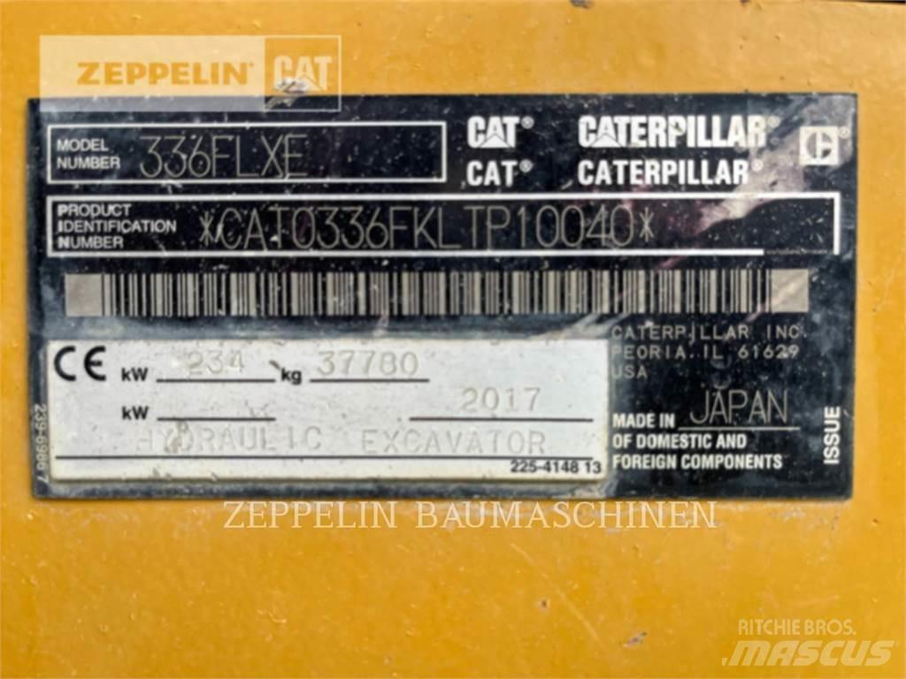 CAT 336FLNXE Kāpurķēžu ekskavatori