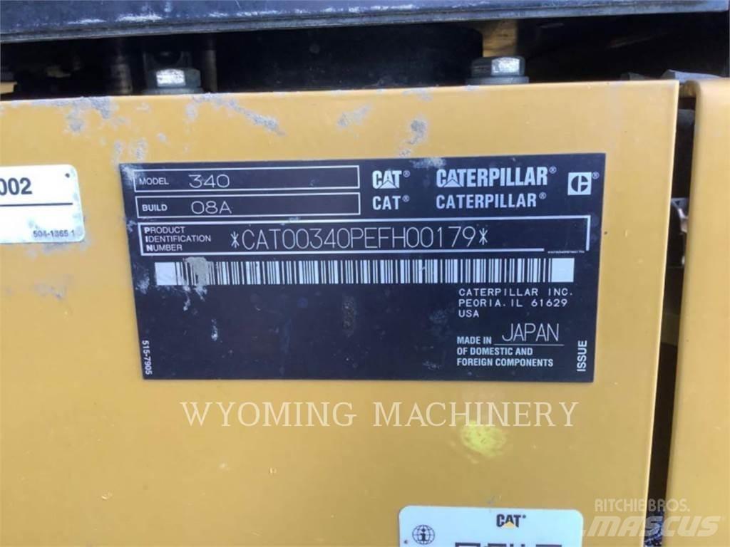 CAT 340 Kāpurķēžu ekskavatori