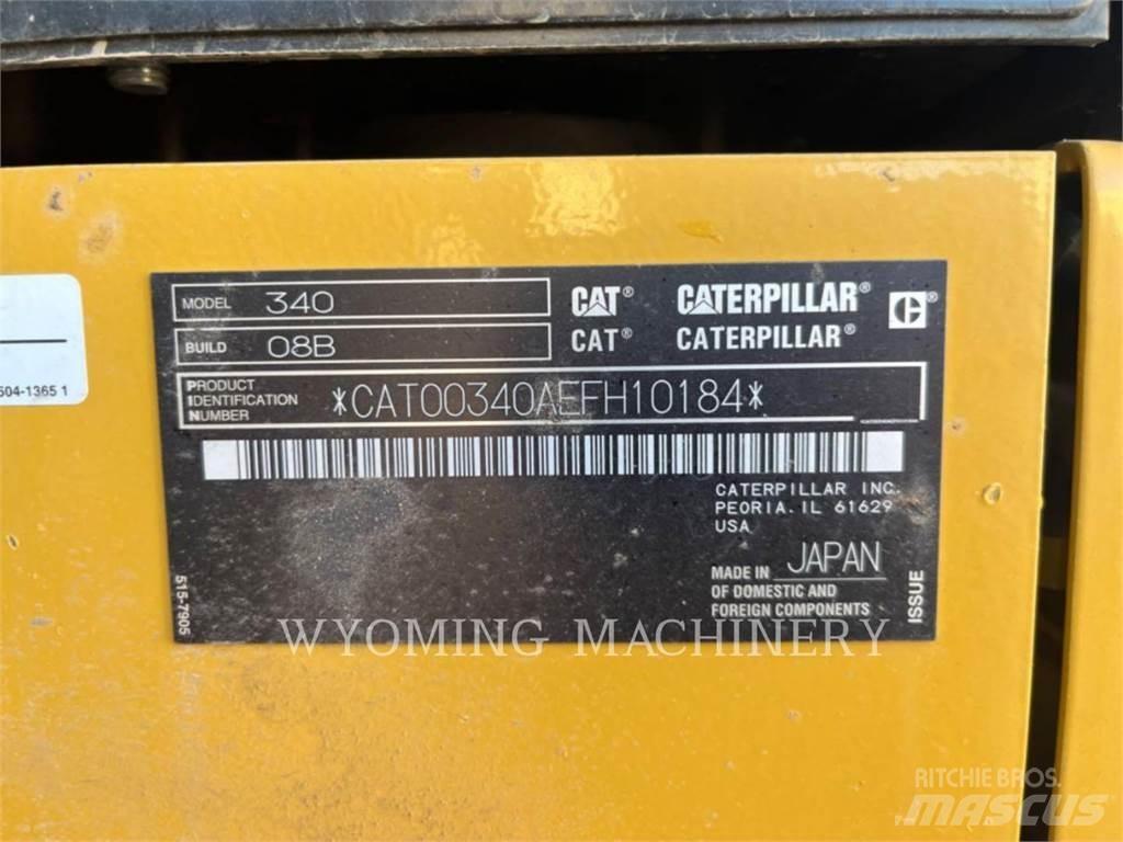 CAT 340 Kāpurķēžu ekskavatori