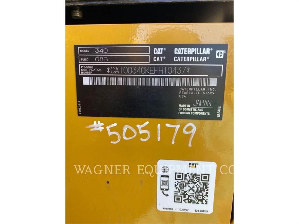 CAT 340 Kāpurķēžu ekskavatori