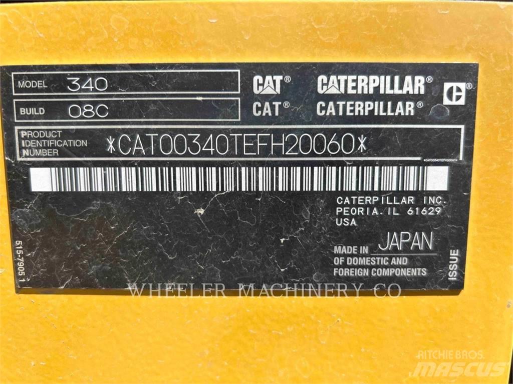 CAT 340 Kāpurķēžu ekskavatori