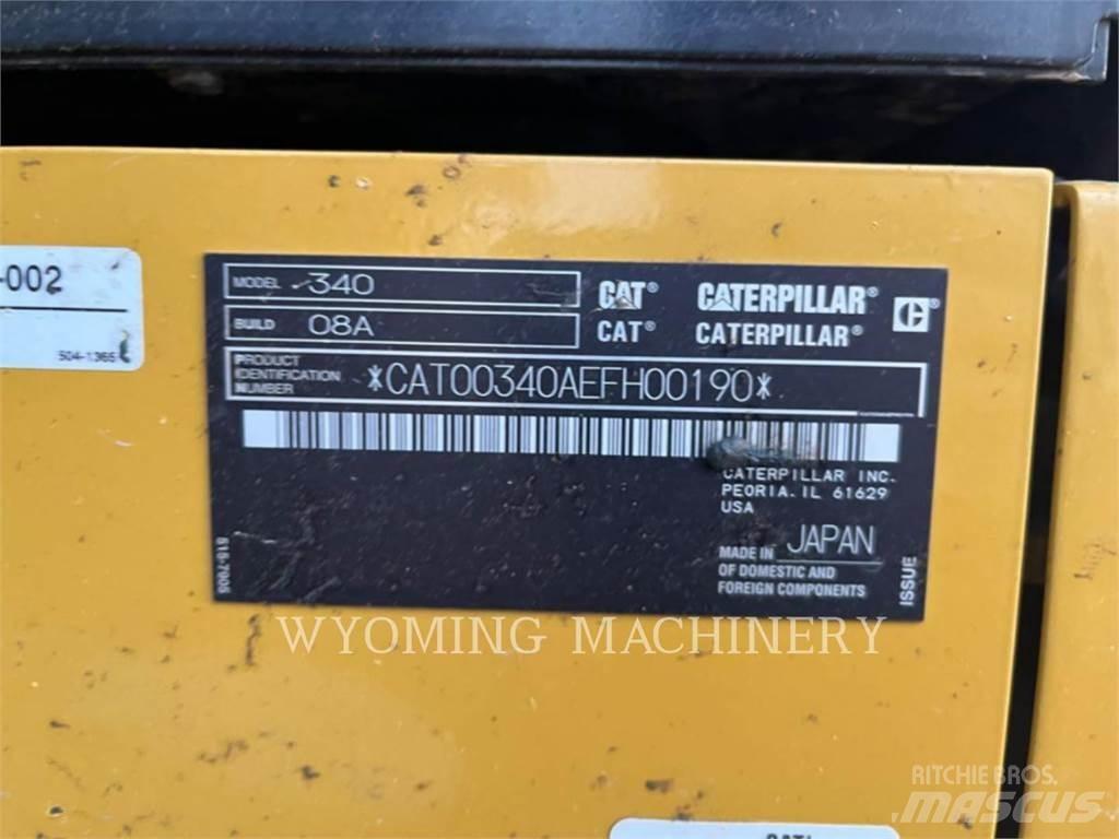 CAT 340 Kāpurķēžu ekskavatori