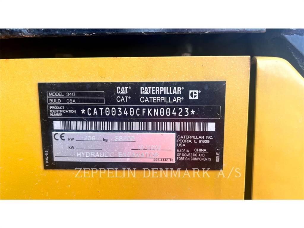 CAT 340-08 Kāpurķēžu ekskavatori