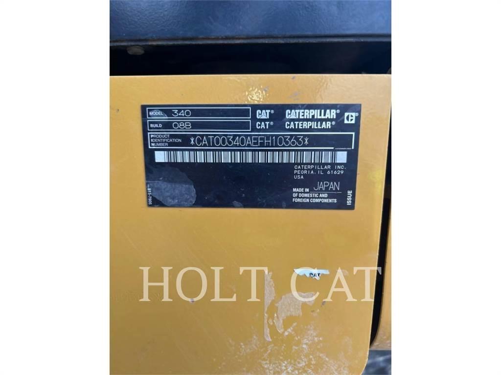 CAT 340 10 TC Kāpurķēžu ekskavatori