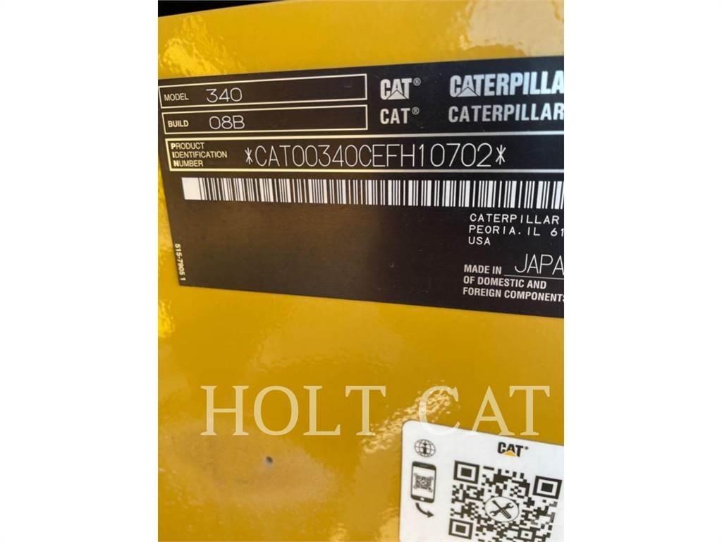CAT 340 10 TC Kāpurķēžu ekskavatori