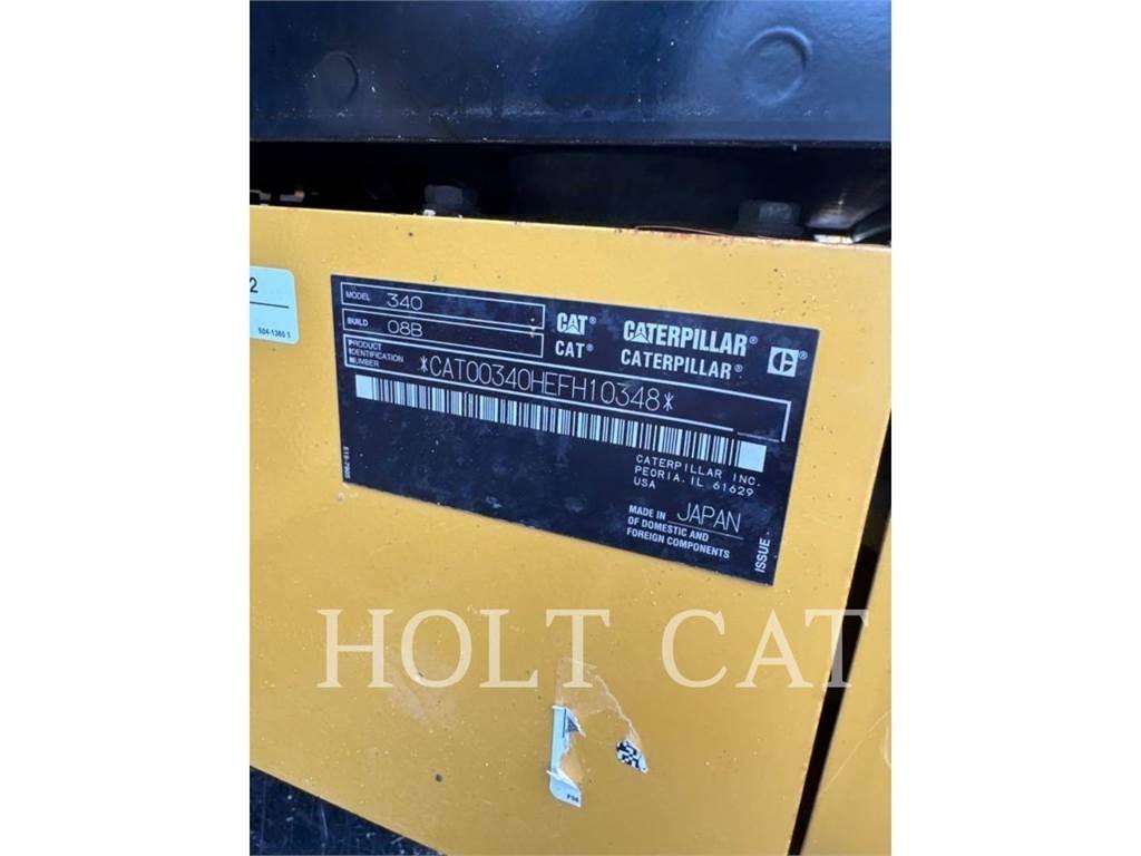 CAT 340 12 TC Kāpurķēžu ekskavatori