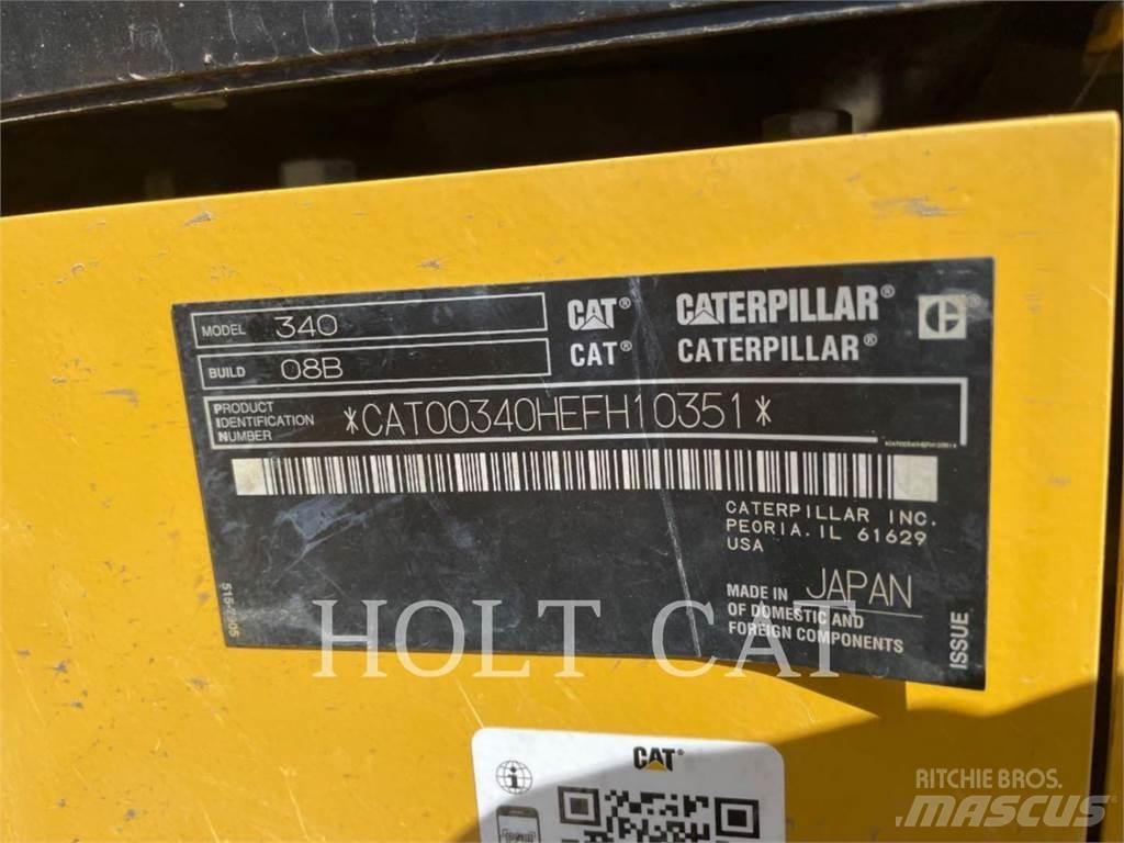 CAT 340 12 TC Kāpurķēžu ekskavatori