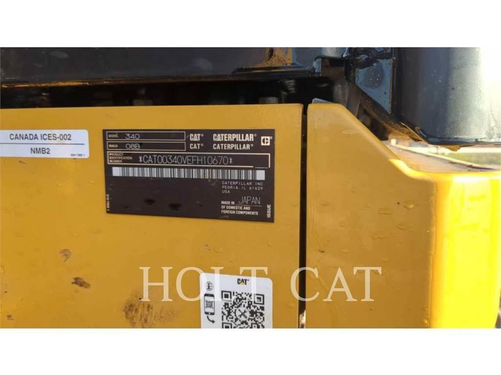 CAT 340 12 TC Kāpurķēžu ekskavatori