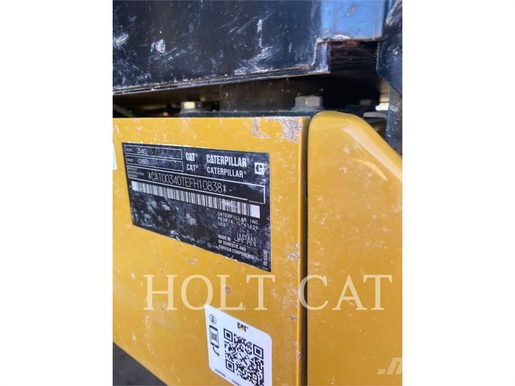 CAT 340 12 TC Iekrāvēji uz riteņiem