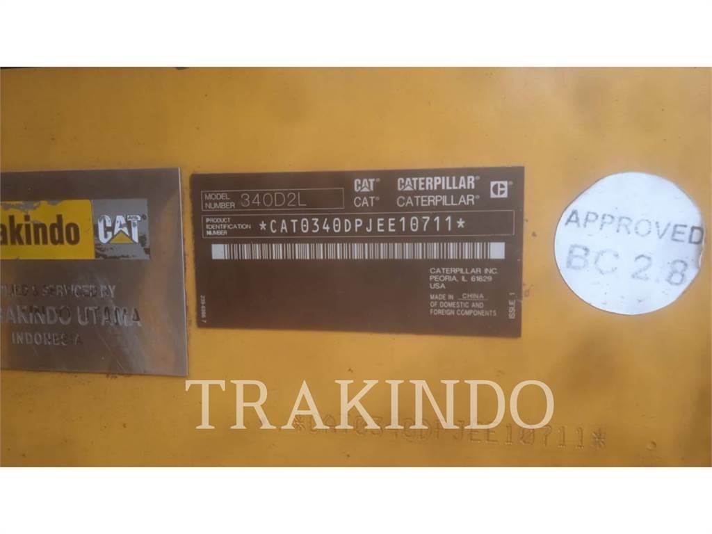 CAT 340D2L Kāpurķēžu ekskavatori