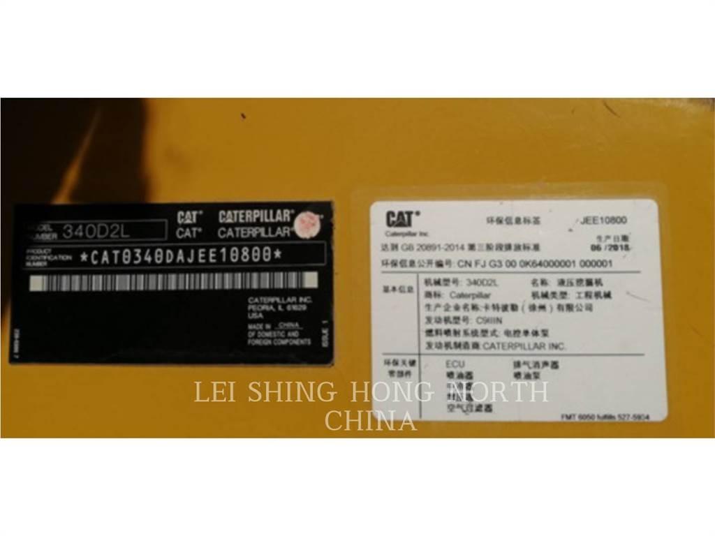 CAT 340D2L Kāpurķēžu ekskavatori