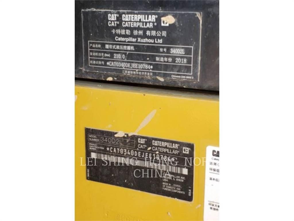 CAT 340D2L Kāpurķēžu ekskavatori