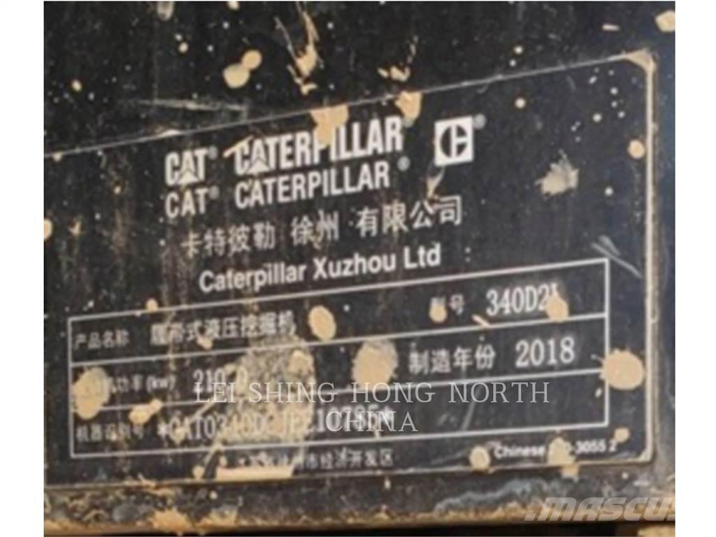 CAT 340D2L Kāpurķēžu ekskavatori