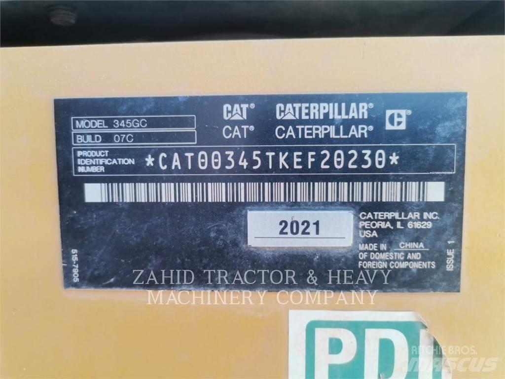 CAT 345-07GC Kāpurķēžu ekskavatori