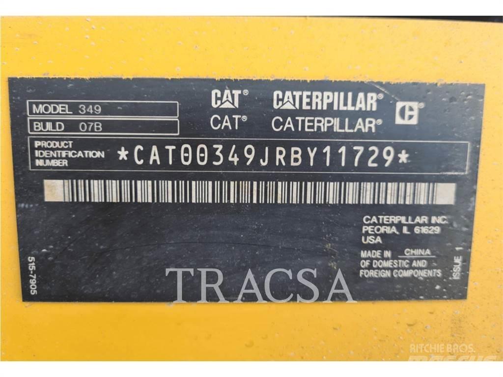 CAT 349 Kāpurķēžu ekskavatori