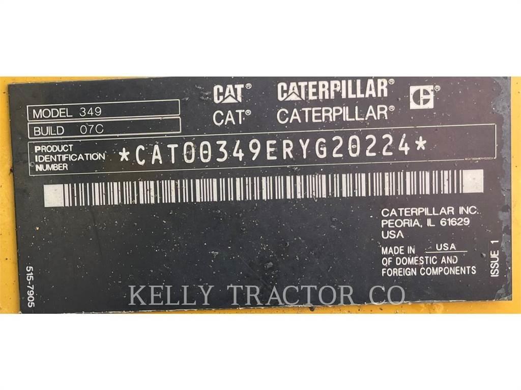 CAT 349 Kāpurķēžu ekskavatori