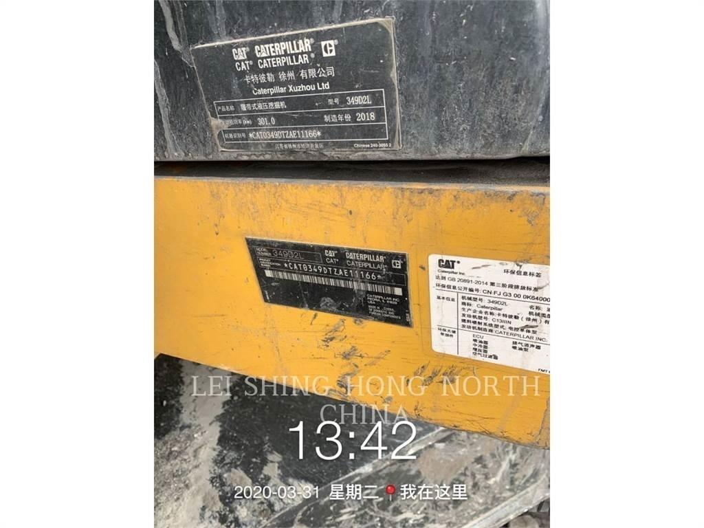 CAT 349D2L Kāpurķēžu ekskavatori