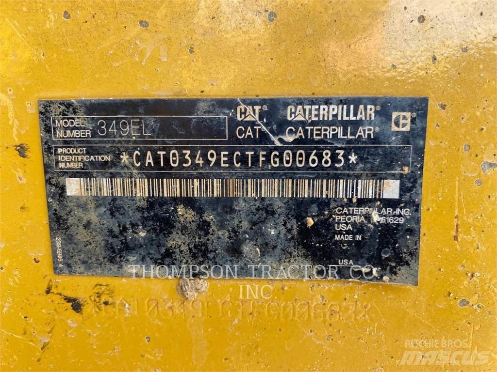 CAT 349EL Kāpurķēžu ekskavatori