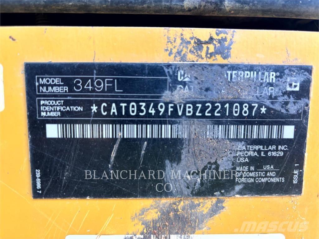 CAT 349F Kāpurķēžu ekskavatori