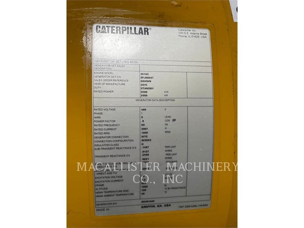 CAT 3516C Dīzeļģeneratori