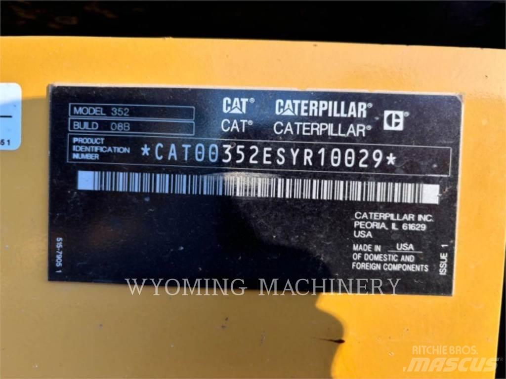 CAT 352 Kāpurķēžu ekskavatori