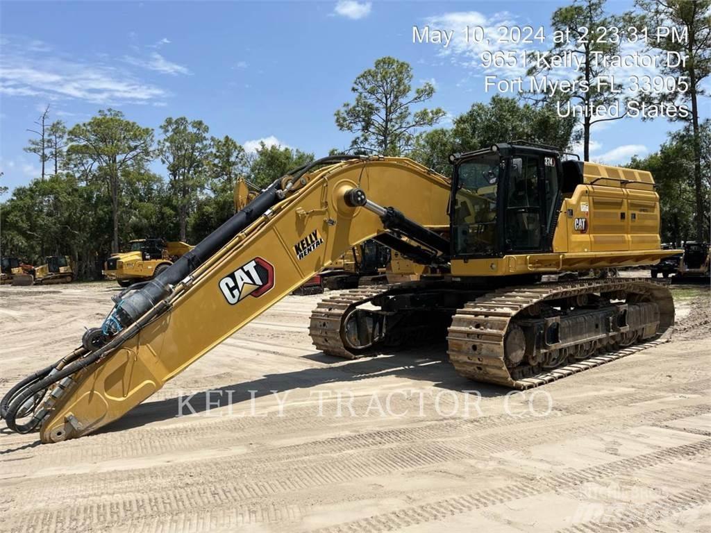 CAT 374 Kāpurķēžu ekskavatori