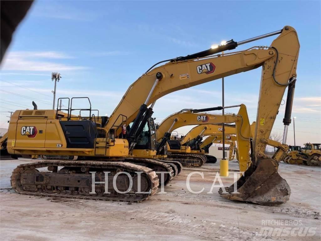 CAT 374 Kāpurķēžu ekskavatori