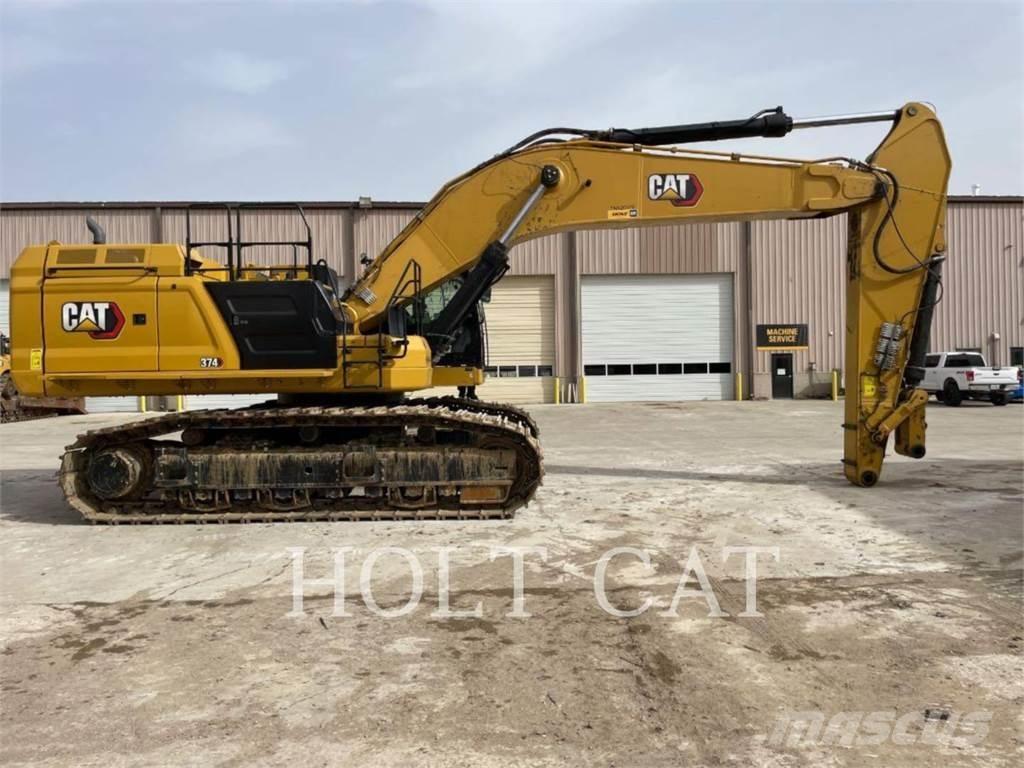 CAT 374 Kāpurķēžu ekskavatori