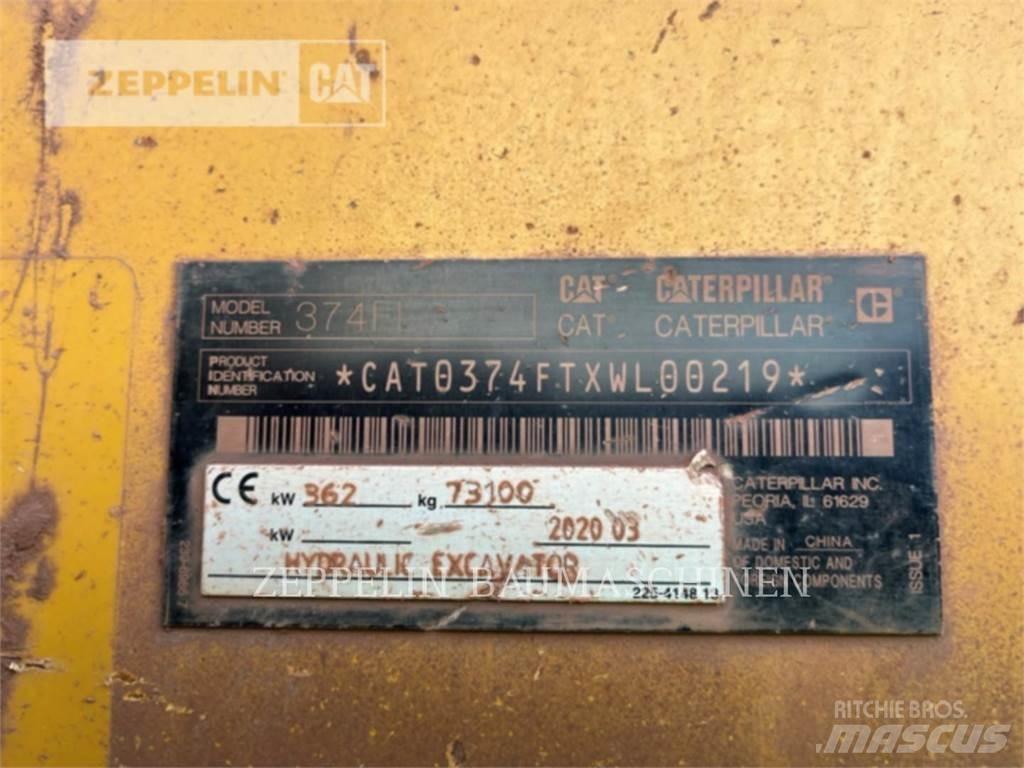 CAT 374FL Kāpurķēžu ekskavatori