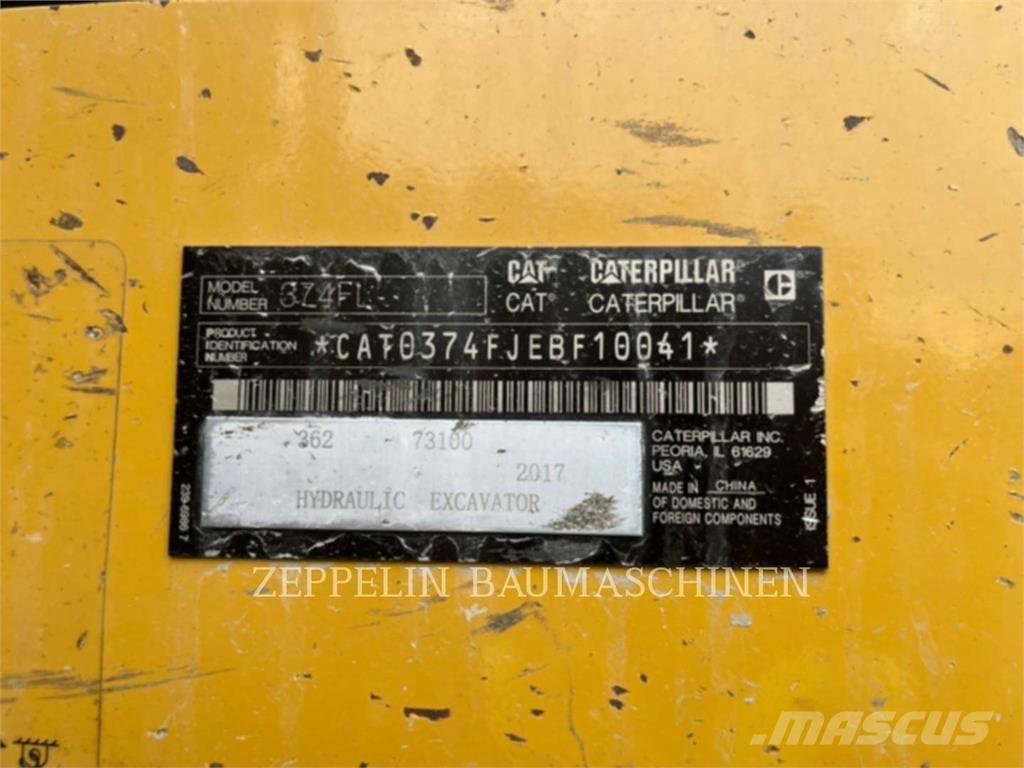 CAT 374FL Kāpurķēžu ekskavatori