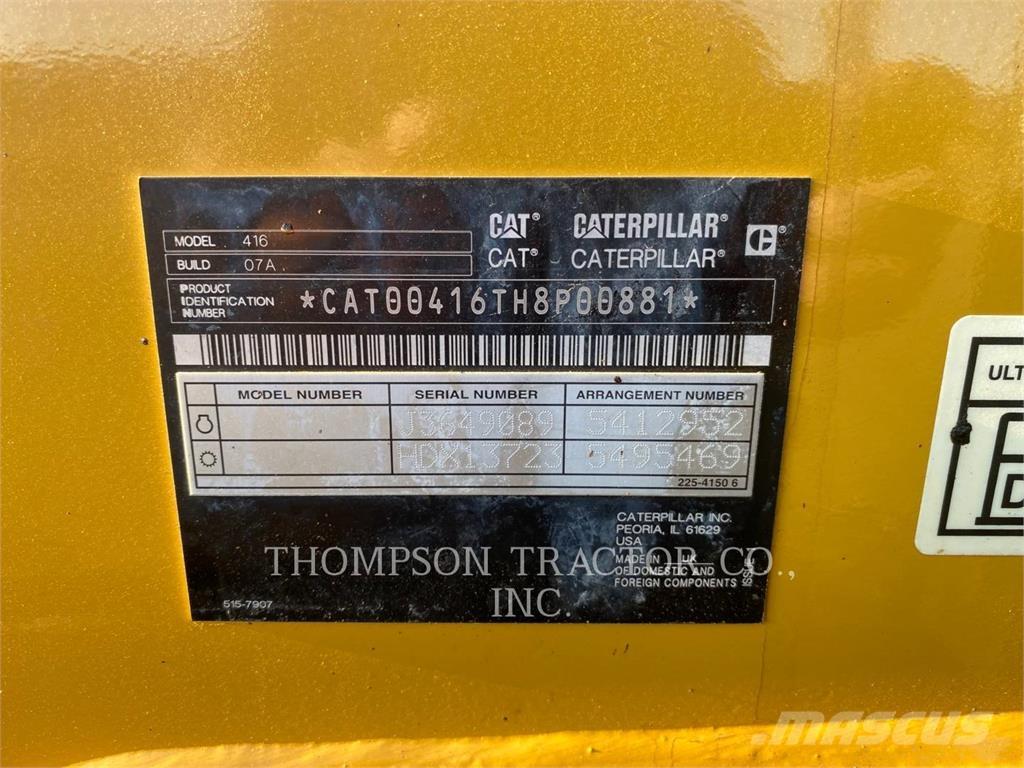 CAT 416 Ekskavatori-iekrāvēji