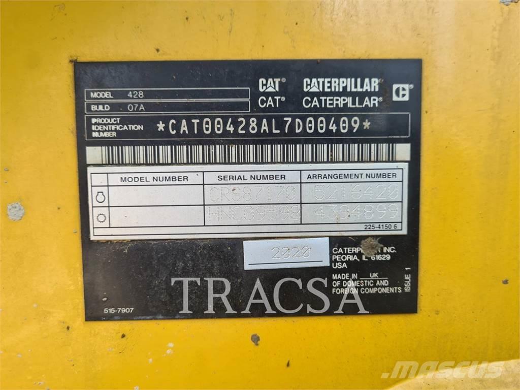 CAT 428 Ekskavatori-iekrāvēji