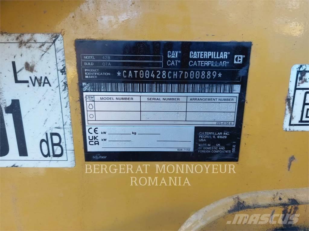 CAT 428-07 Ekskavatori-iekrāvēji