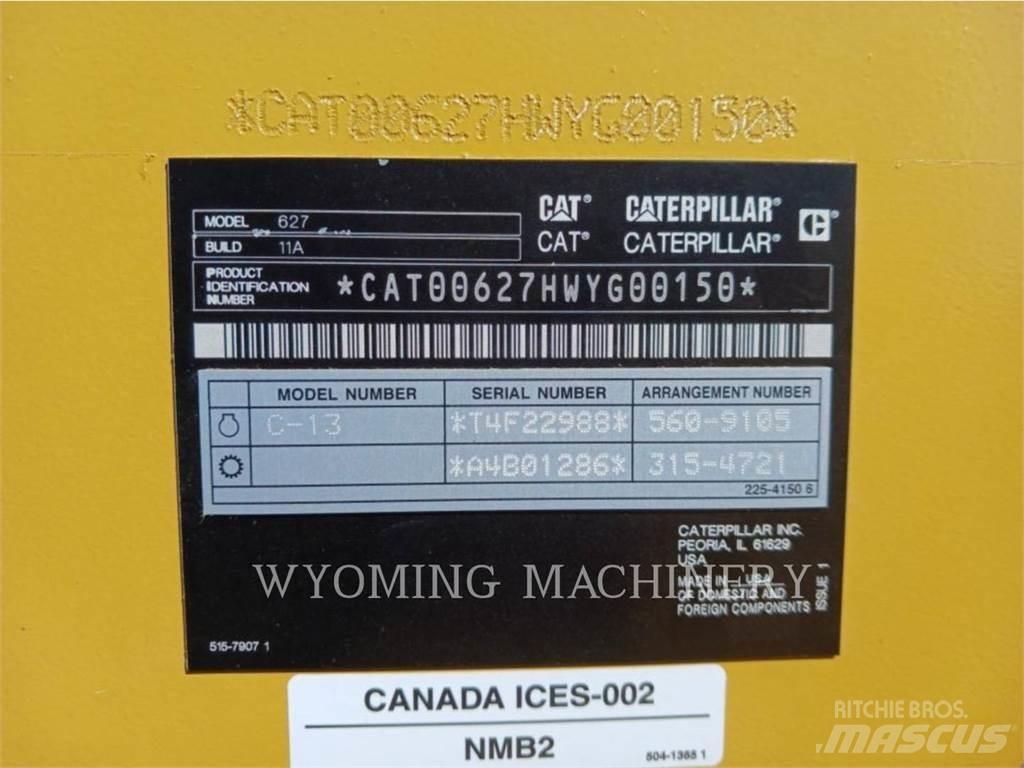 CAT 627 Skrēperi