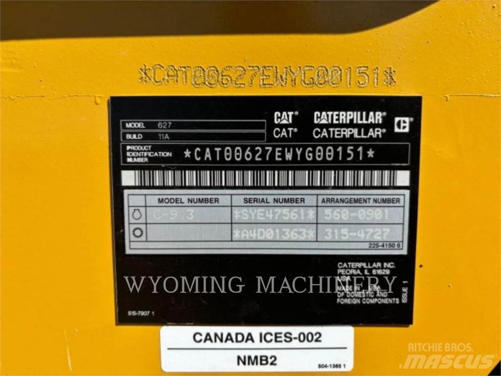 CAT 627 Skrēperi