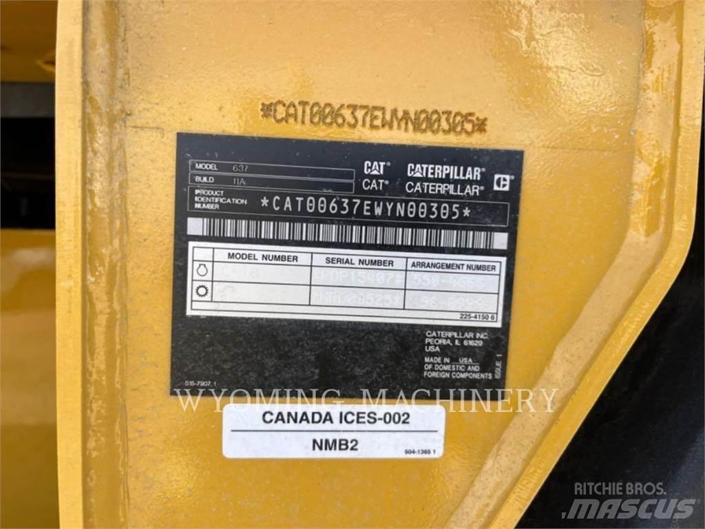 CAT 637 Skrēperi