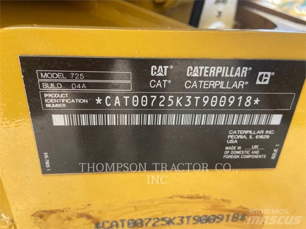CAT 725 Artikulētie pašizgāzēji