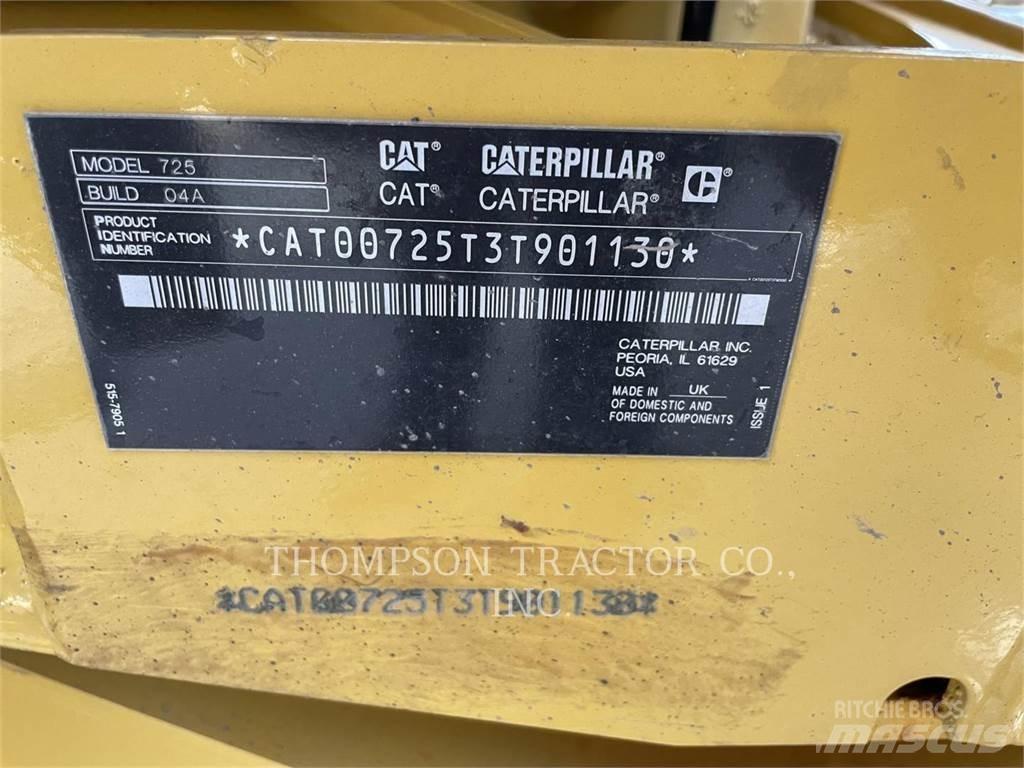 CAT 725 Artikulētie pašizgāzēji