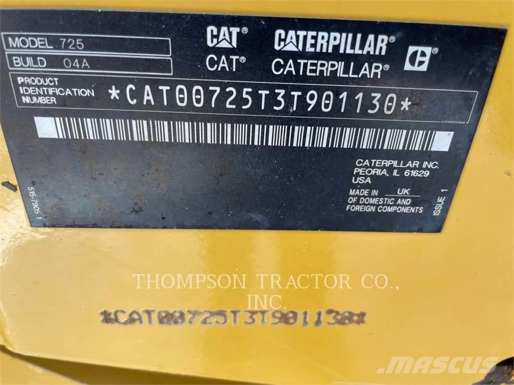 CAT 725 Artikulētie pašizgāzēji