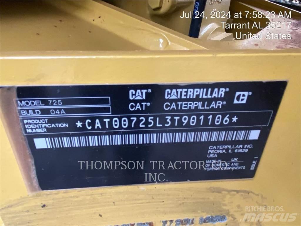 CAT 725 Artikulētie pašizgāzēji