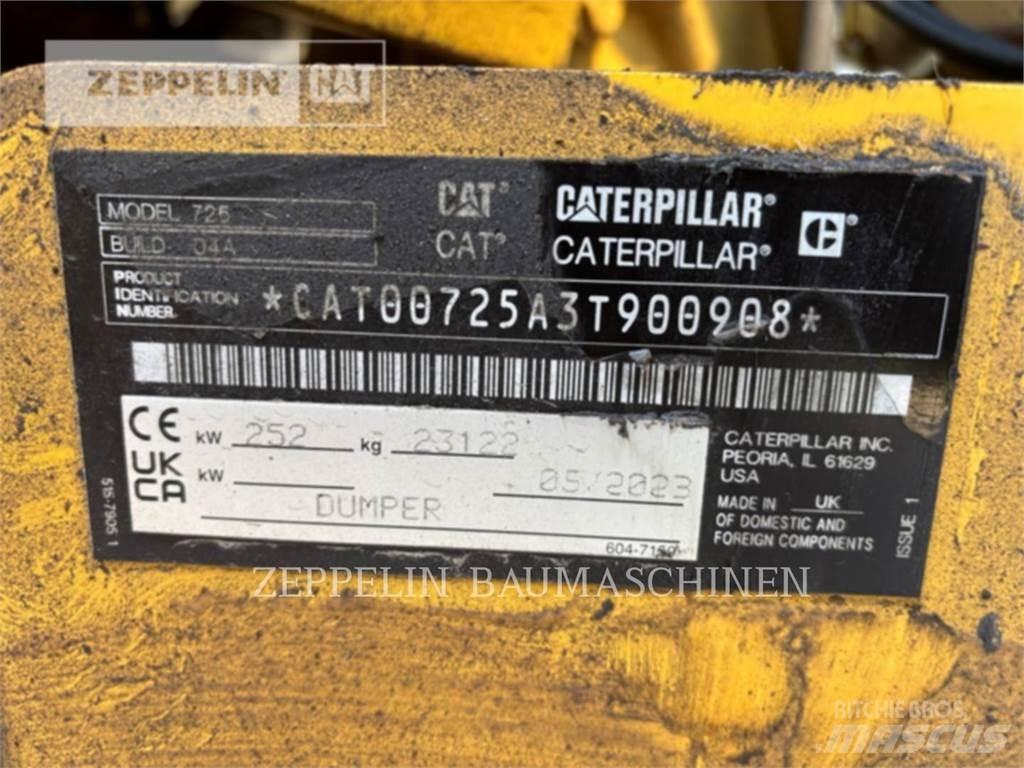 CAT 725-04A Artikulētie pašizgāzēji