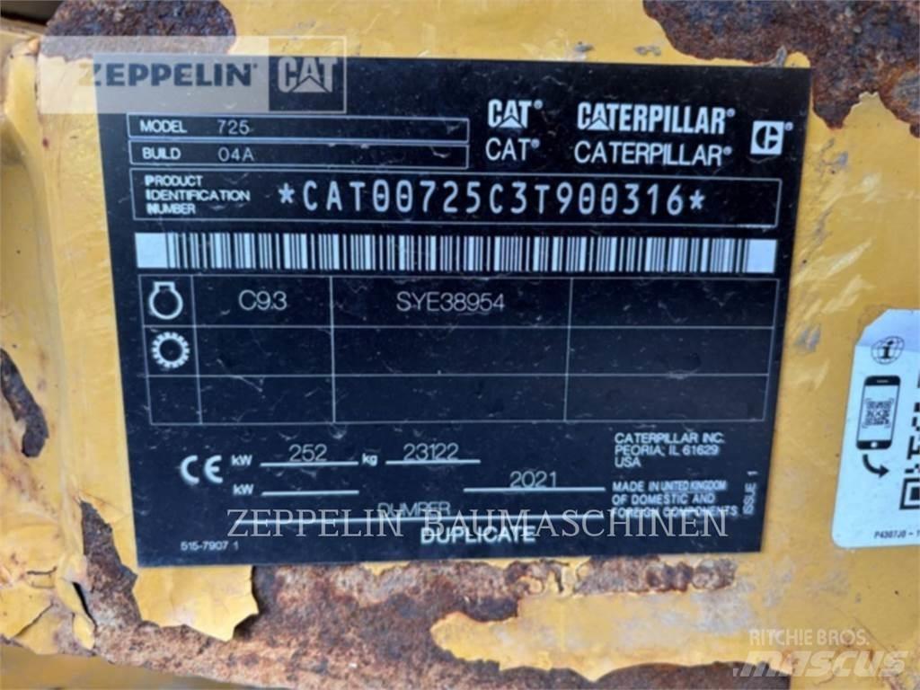CAT 725-04A Artikulētie pašizgāzēji