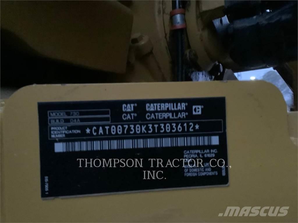 CAT 730 Artikulētie pašizgāzēji