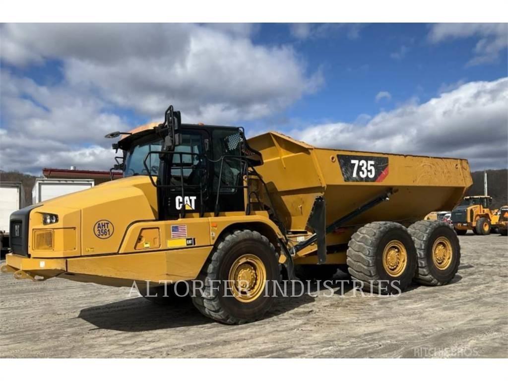 CAT 735 Artikulētie pašizgāzēji