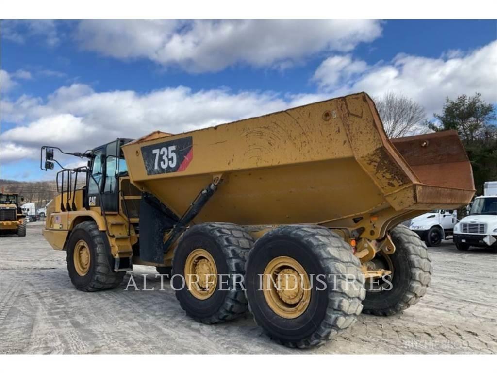CAT 735 Artikulētie pašizgāzēji