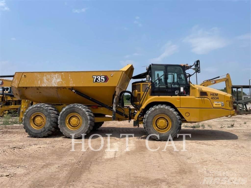 CAT 735 Artikulētie pašizgāzēji
