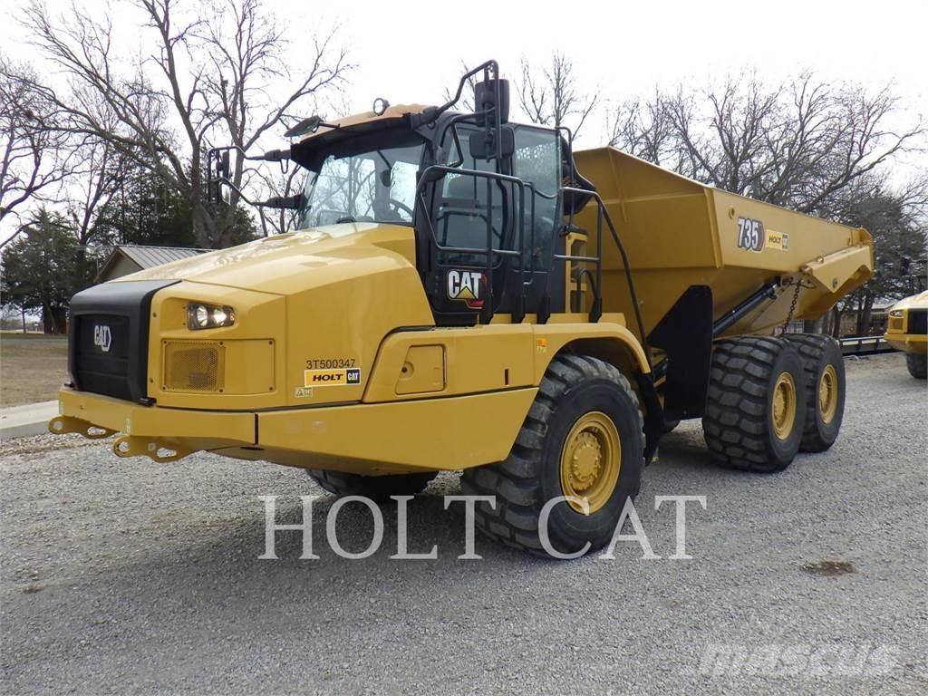 CAT 735 Artikulētie pašizgāzēji